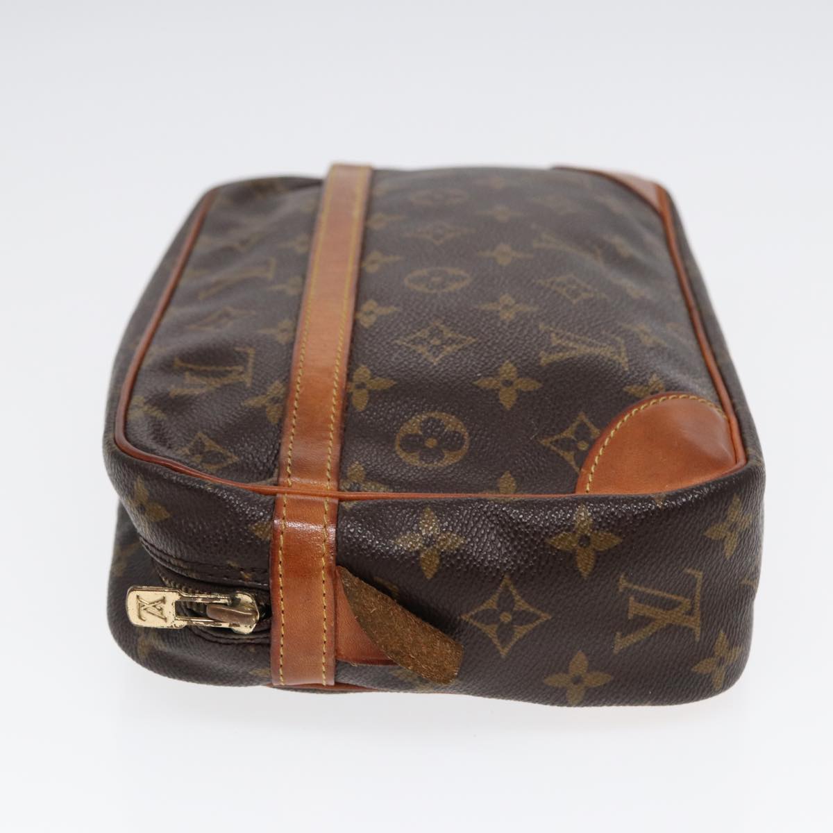 LOUIS VUITTON Monogram Compiegne 28 Clutch Bag M51845 LV Auth ki4774