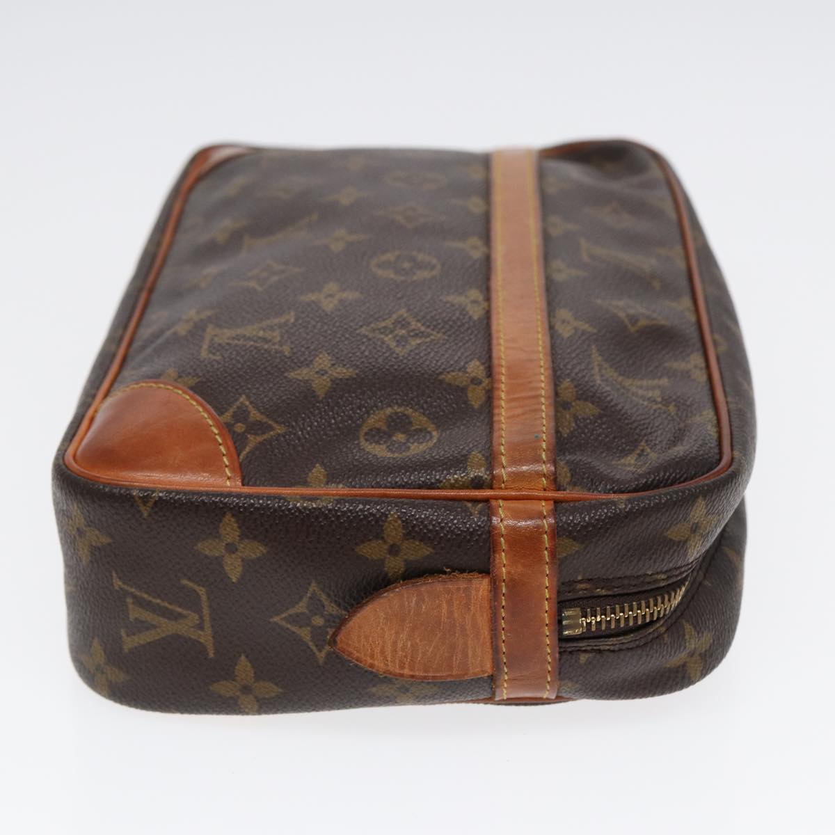 LOUIS VUITTON Monogram Compiegne 28 Clutch Bag M51845 LV Auth ki4774