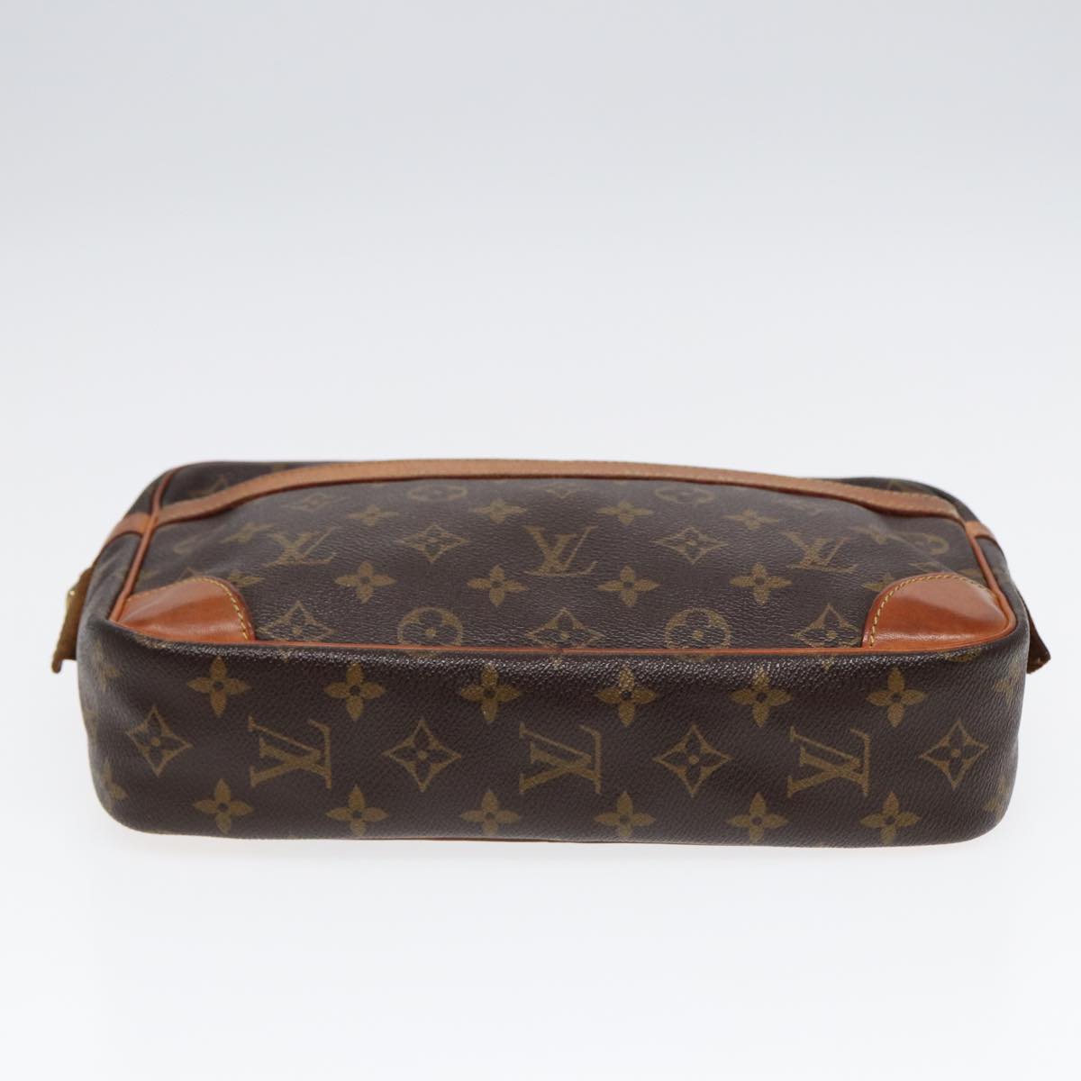 LOUIS VUITTON Monogram Compiegne 28 Clutch Bag M51845 LV Auth ki4774