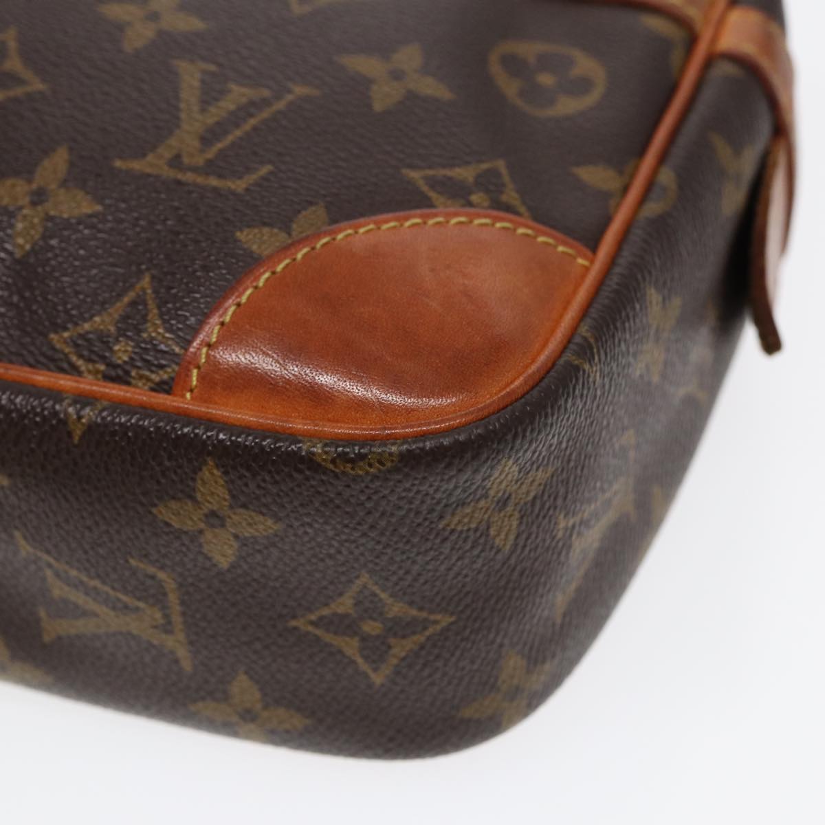 LOUIS VUITTON Monogram Compiegne 28 Clutch Bag M51845 LV Auth ki4774