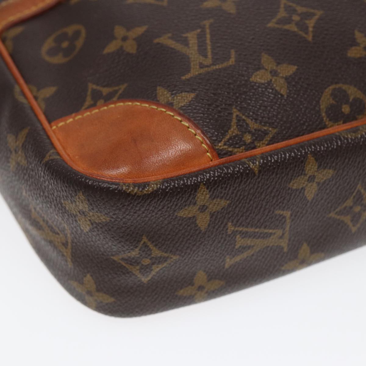 LOUIS VUITTON Monogram Compiegne 28 Clutch Bag M51845 LV Auth ki4774