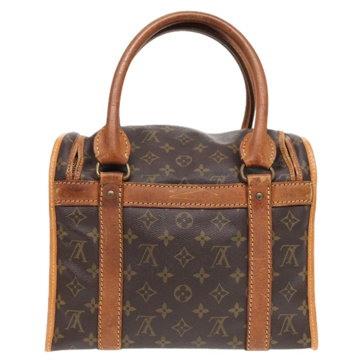 LOUIS VUITTON Monogram Sac Shan 30 Pet Carry M42024 LV Auth ki4786