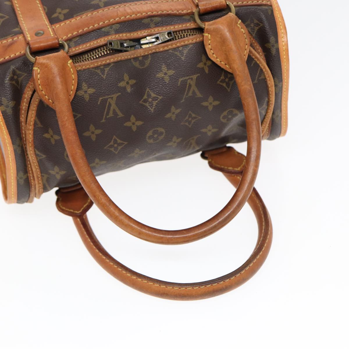 LOUIS VUITTON Monogram Sac Shan 30 Pet Carry M42024 LV Auth ki4786