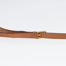 CELINE Macadam Canvas Shoulder Bag PVC Leather Brown Gold Auth ki4788-8