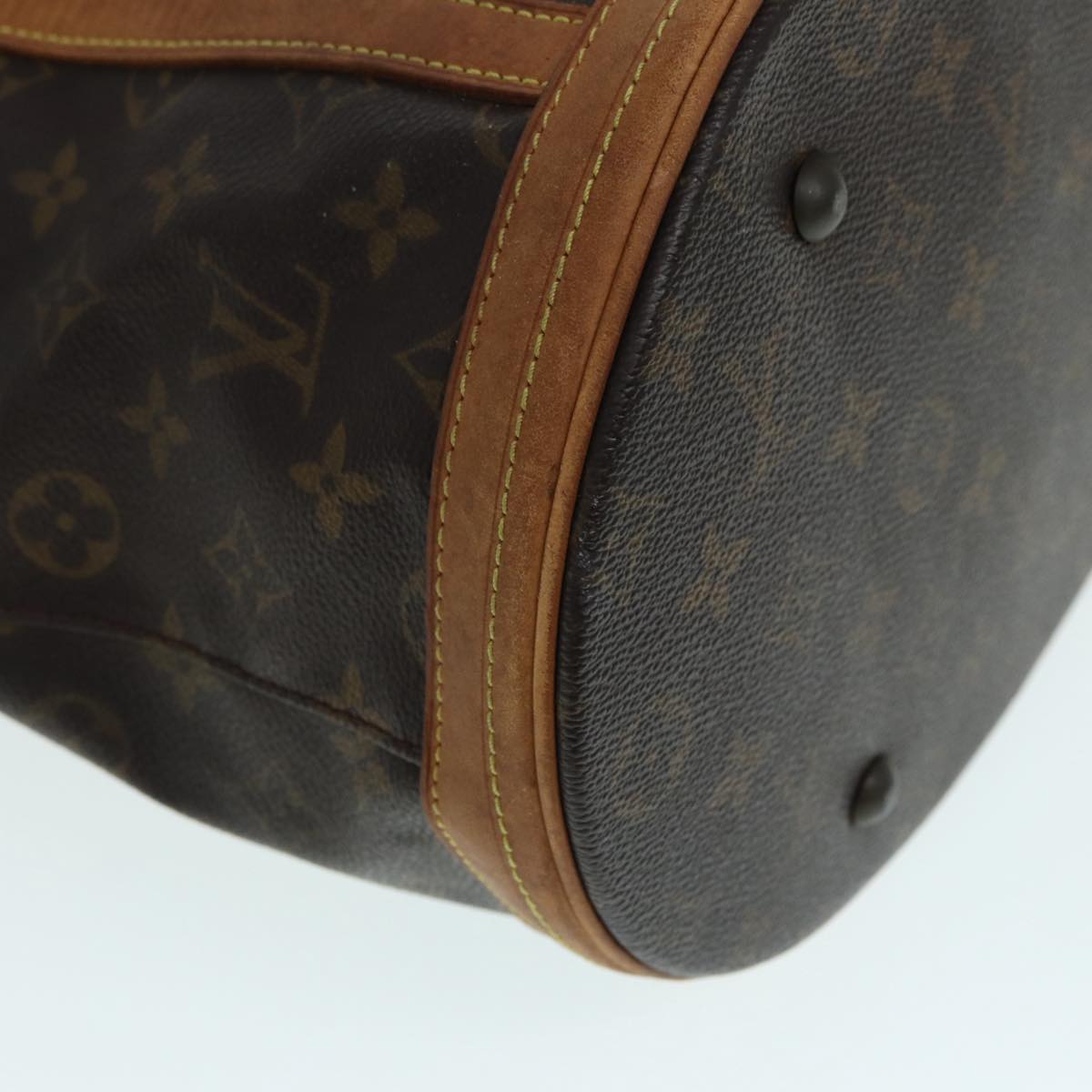 LOUIS VUITTON Monogram Bucket GM Shoulder Bag M42236 LV Auth ki4796