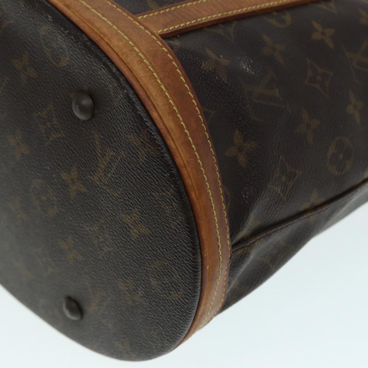 LOUIS VUITTON Monogram Bucket GM Shoulder Bag M42236 LV Auth ki4796