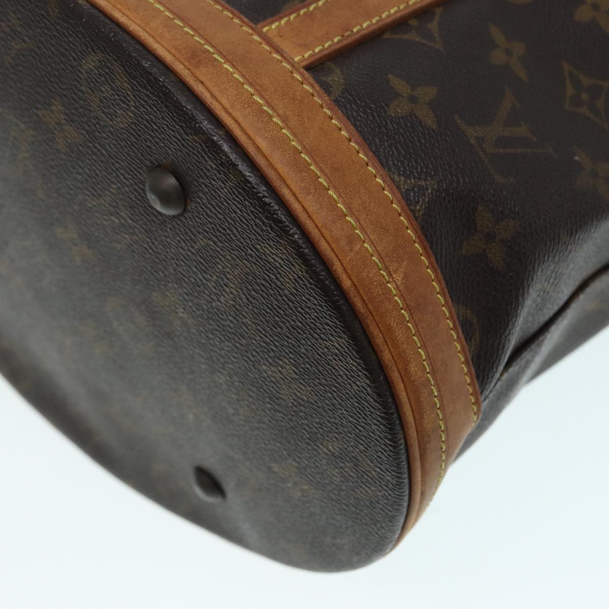 LOUIS VUITTON Monogram Bucket GM Shoulder Bag M42236 LV Auth ki4796