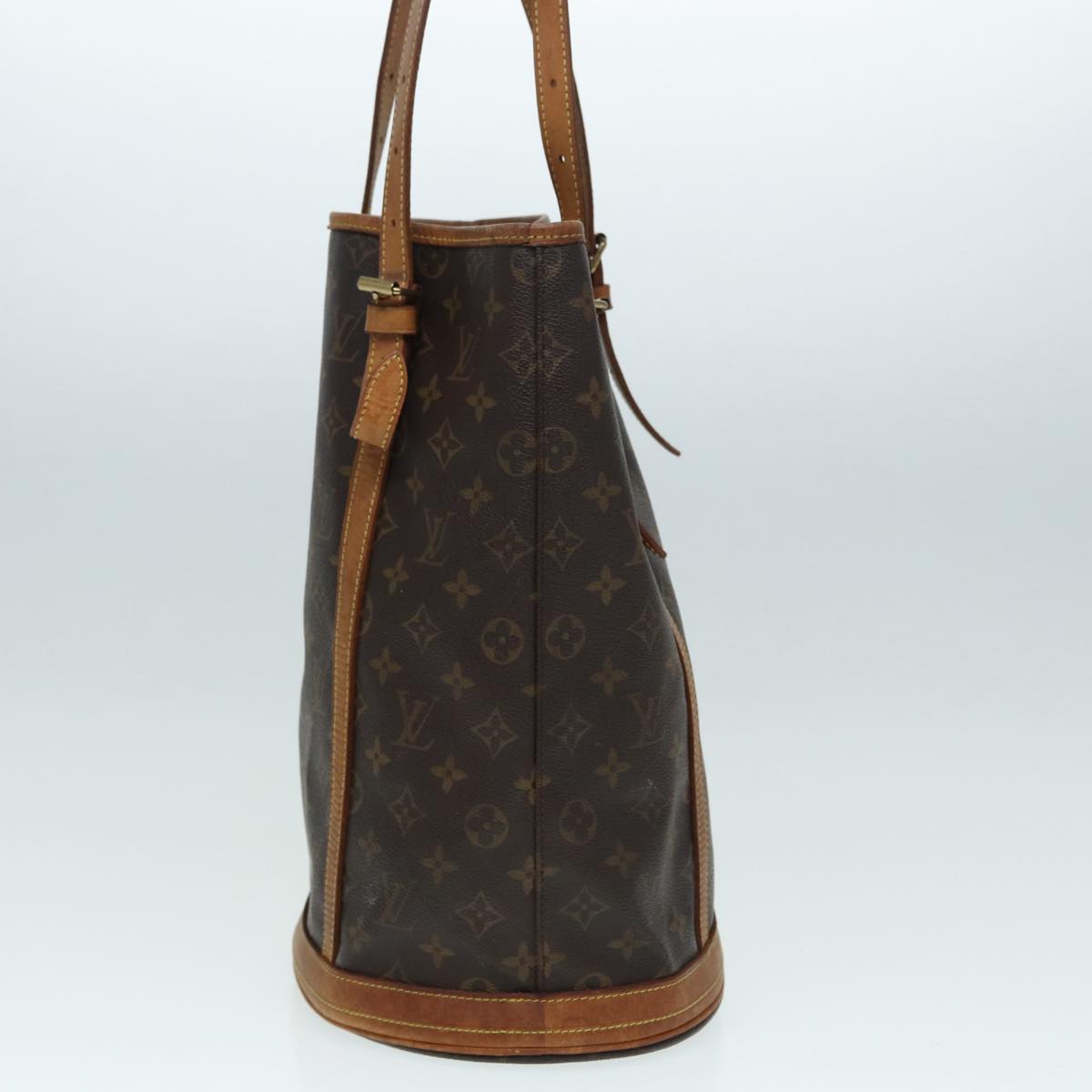 LOUIS VUITTON Monogram Bucket GM Shoulder Bag M42236 LV Auth ki4796