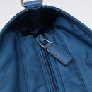 PRADA Shoulder Bag Nylon 2way Blue Silver Auth ki4799-10