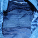 PRADA Shoulder Bag Nylon 2way Blue Silver Auth ki4799-11