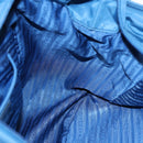 PRADA Shoulder Bag Nylon 2way Blue Silver Auth ki4799-20