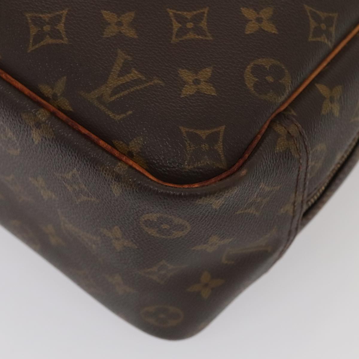 LOUIS VUITTON Monogram Deauville Hand Bag M47270 LV Auth ki4812