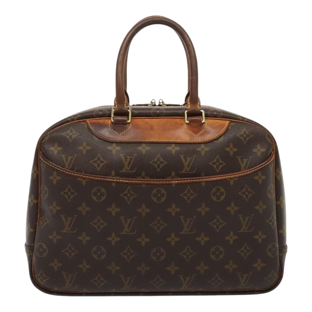 LOUIS VUITTON Monogram Deauville Hand Bag M47270 LV Auth ki4812