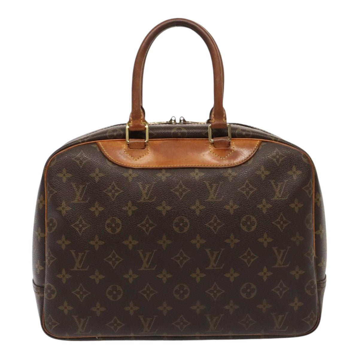 LOUIS VUITTON Monogram Deauville Hand Bag M47270 LV Auth ki4812