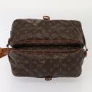 LOUIS VUITTON Monogram Saumur 35 Shoulder Bag M42254 LV Auth ki4838-5