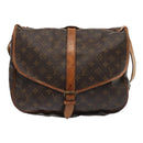 LOUIS VUITTON Monogram Saumur 35 Shoulder Bag M42254 LV Auth ki4838-13