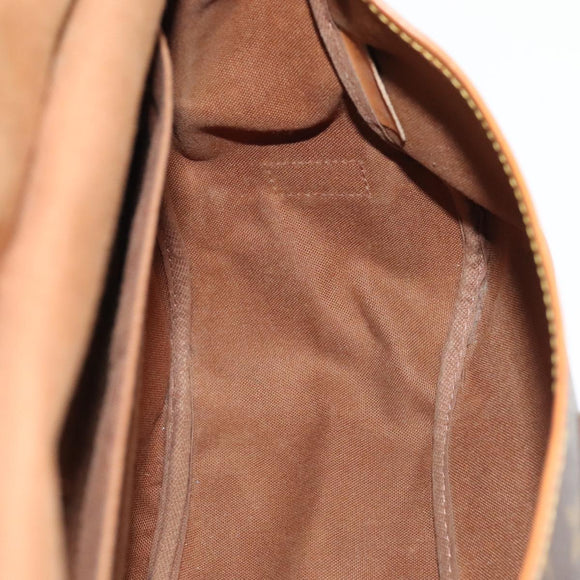 LOUIS VUITTON Monogram Saumur 35 Shoulder Bag M42254 LV Auth ki4838