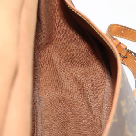 LOUIS VUITTON Monogram Saumur 35 Shoulder Bag M42254 LV Auth ki4838