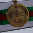 GUCCI Skeleton Web Sherry Line Watches plastic Red Green Auth ki4839-11