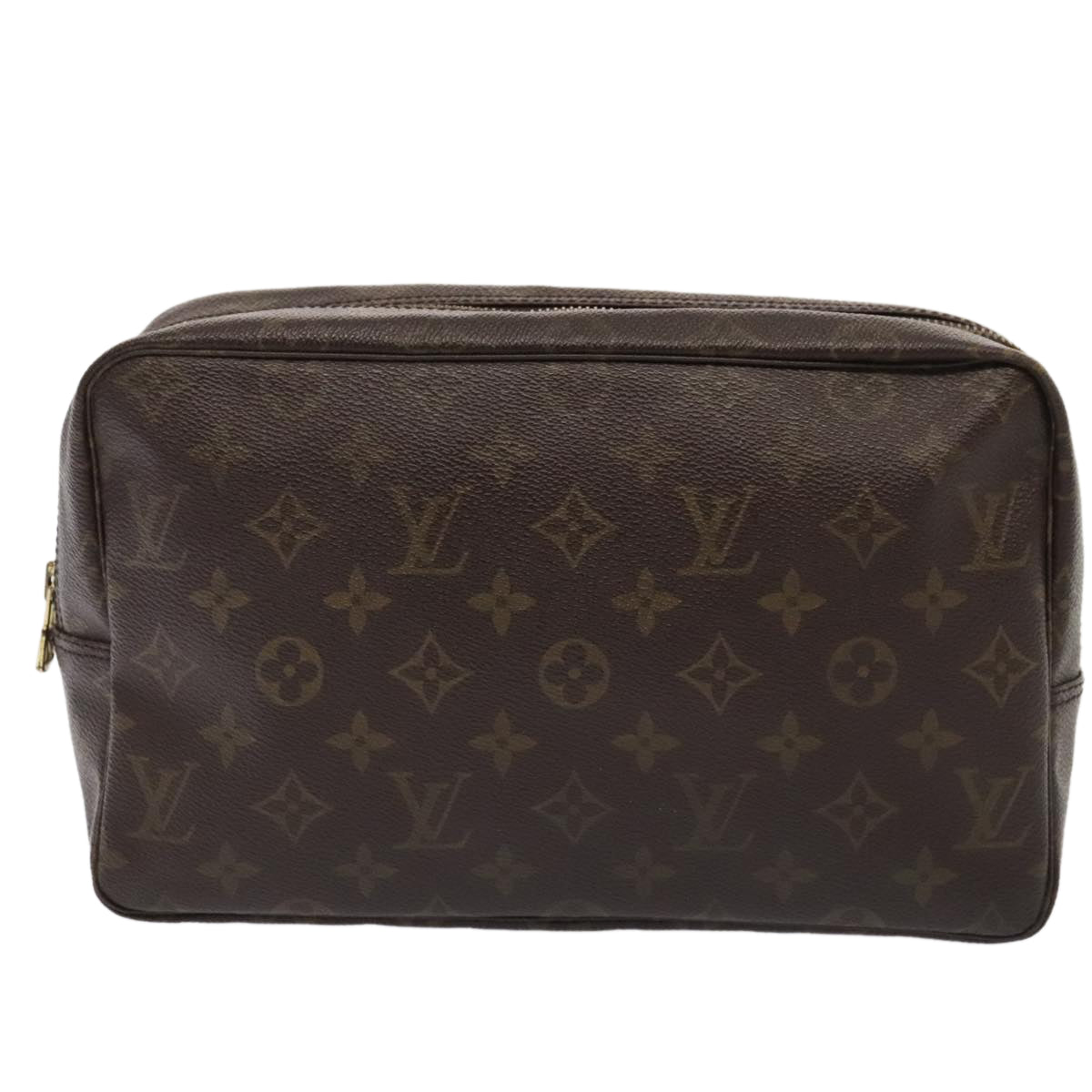 LOUIS VUITTON Monogram Trousse Toilette 28 Clutch Bag M47522 LV Auth ki4842