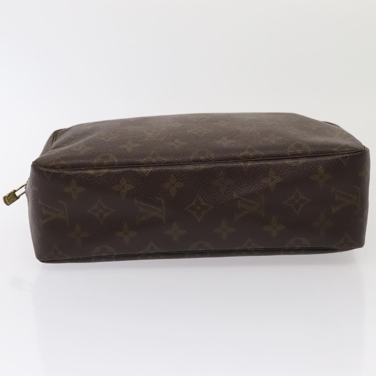 LOUIS VUITTON Monogram Trousse Toilette 28 Clutch Bag M47522 LV Auth ki4842