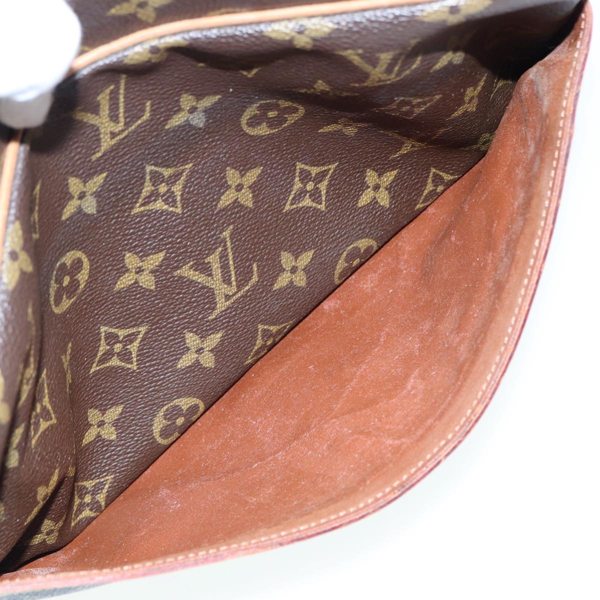 LOUIS VUITTON Monogram Compiegne 28 Clutch Bag M51845 LV Auth ki4843