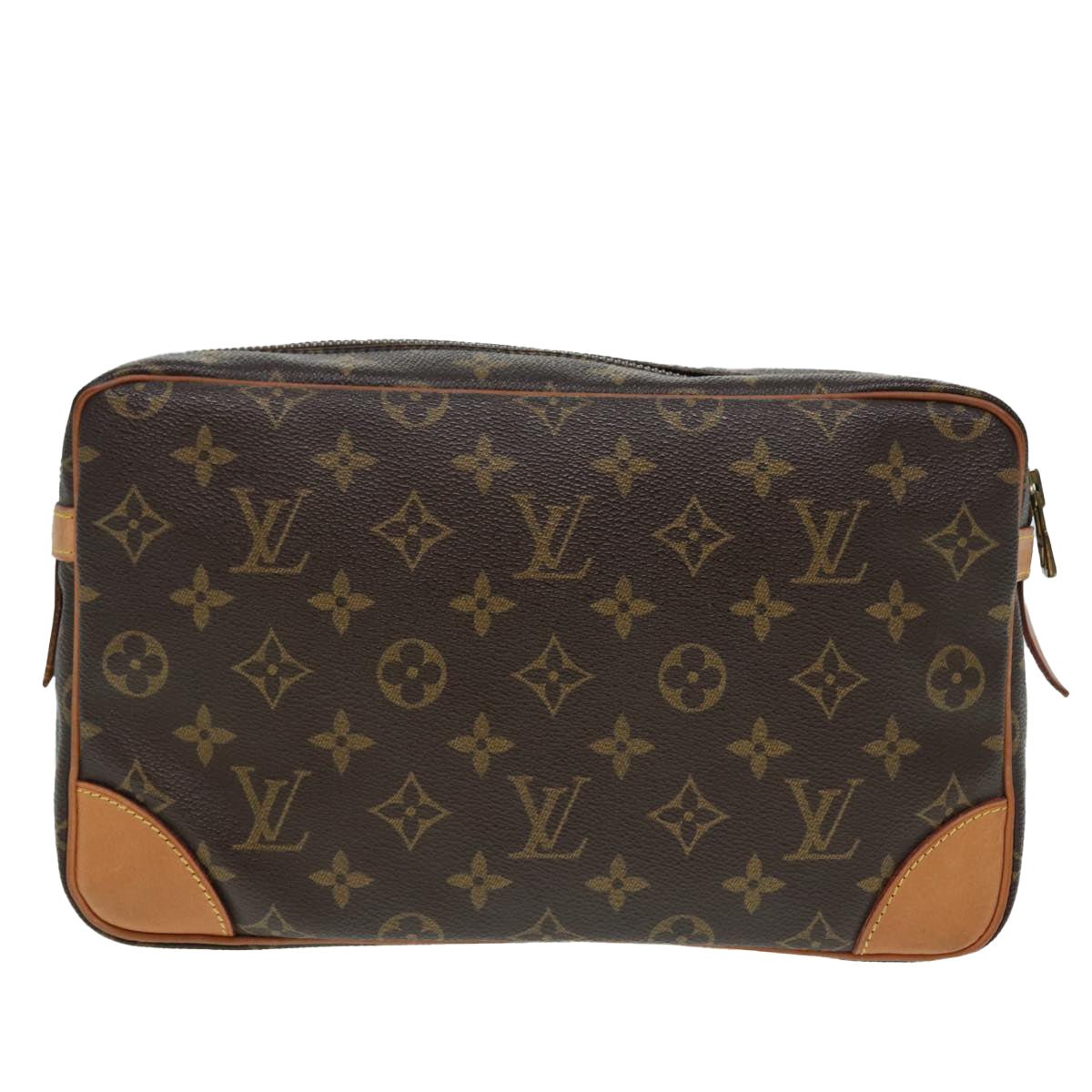 LOUIS VUITTON Monogram Compiegne 28 Clutch Bag M51845 LV Auth ki4843 - 0