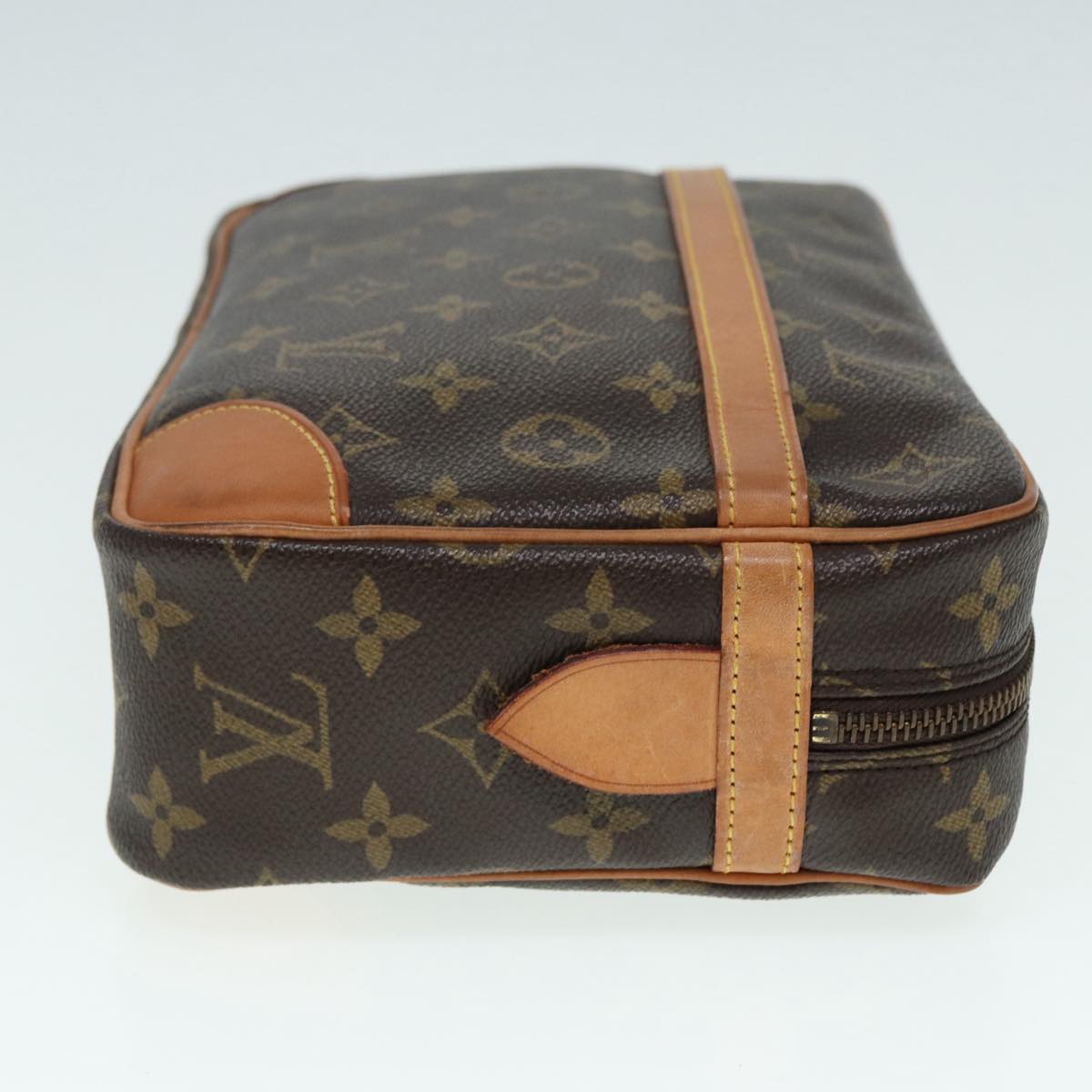 LOUIS VUITTON Monogram Compiegne 28 Clutch Bag M51845 LV Auth ki4843