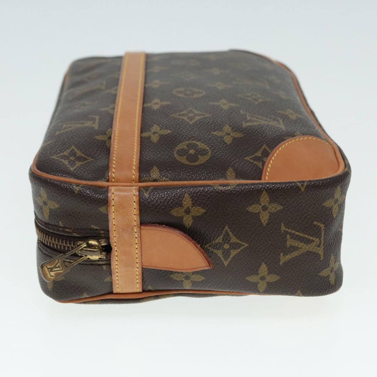 LOUIS VUITTON Monogram Compiegne 28 Clutch Bag M51845 LV Auth ki4843