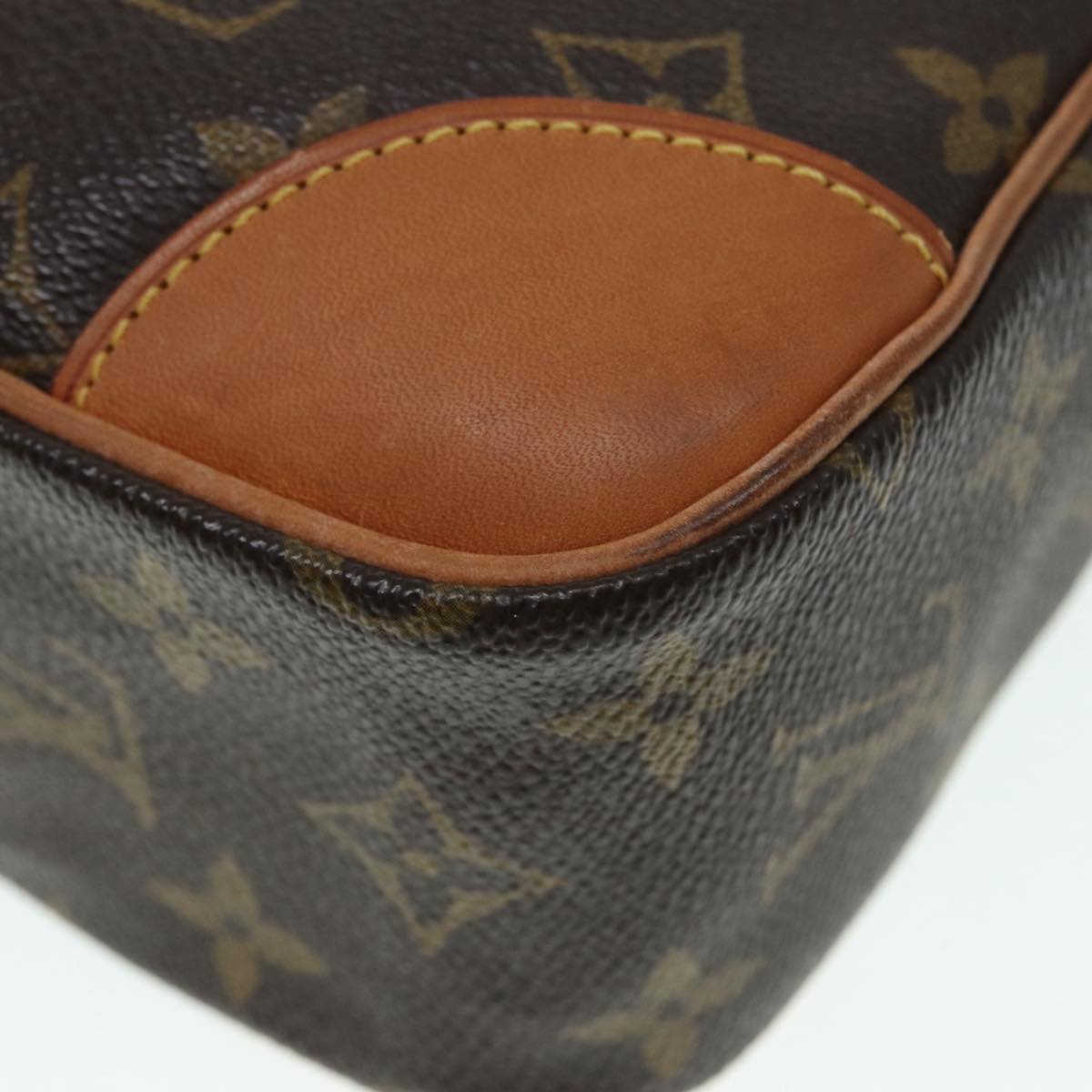 LOUIS VUITTON Monogram Compiegne 28 Clutch Bag M51845 LV Auth ki4843