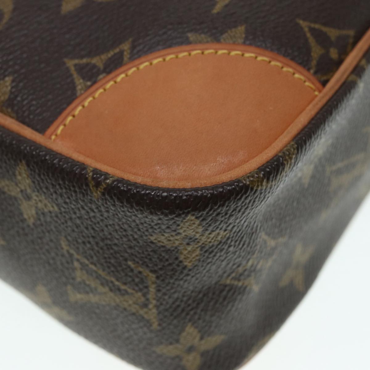 LOUIS VUITTON Monogram Compiegne 28 Clutch Bag M51845 LV Auth ki4843