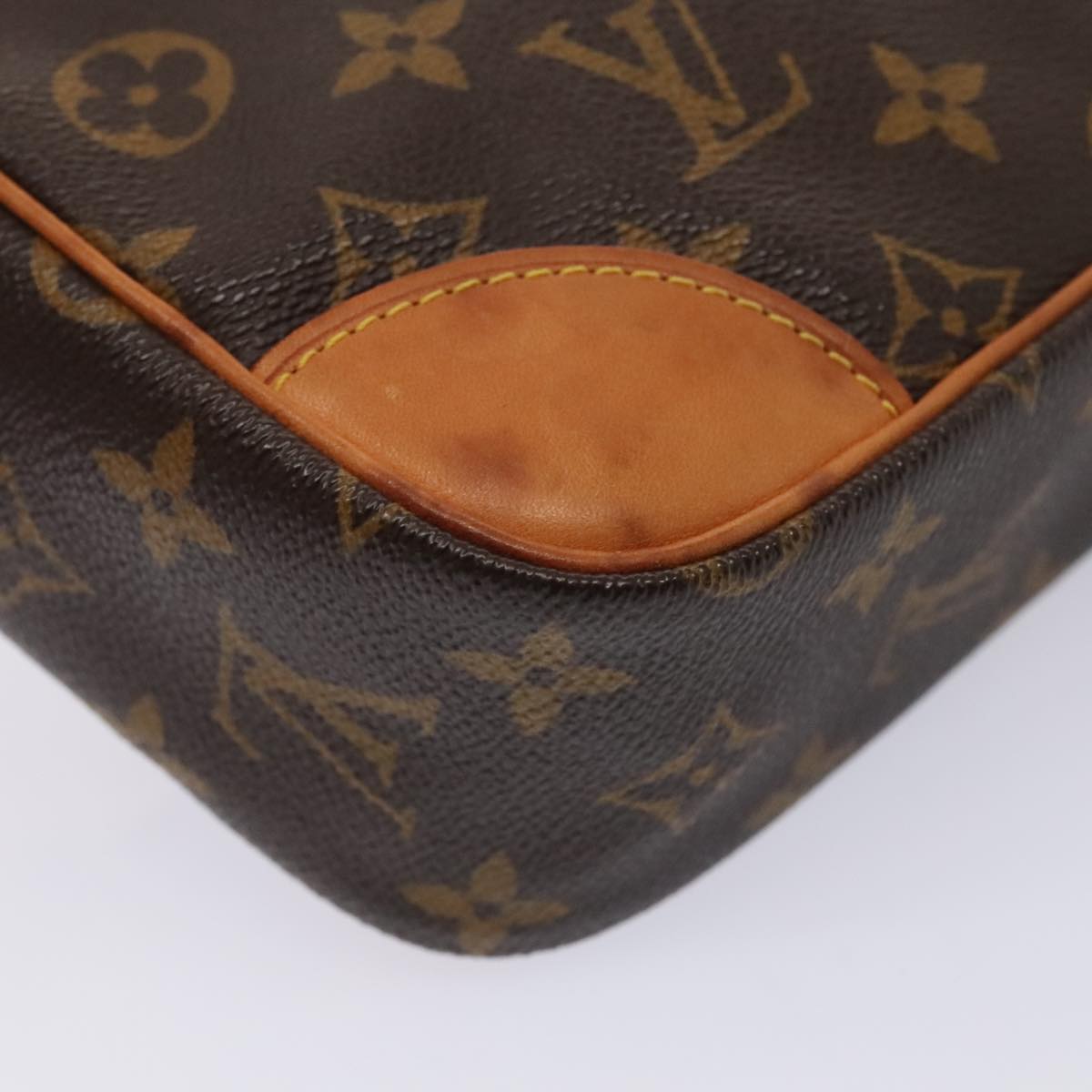 LOUIS VUITTON Monogram Compiegne 28 Clutch Bag M51845 LV Auth ki4844