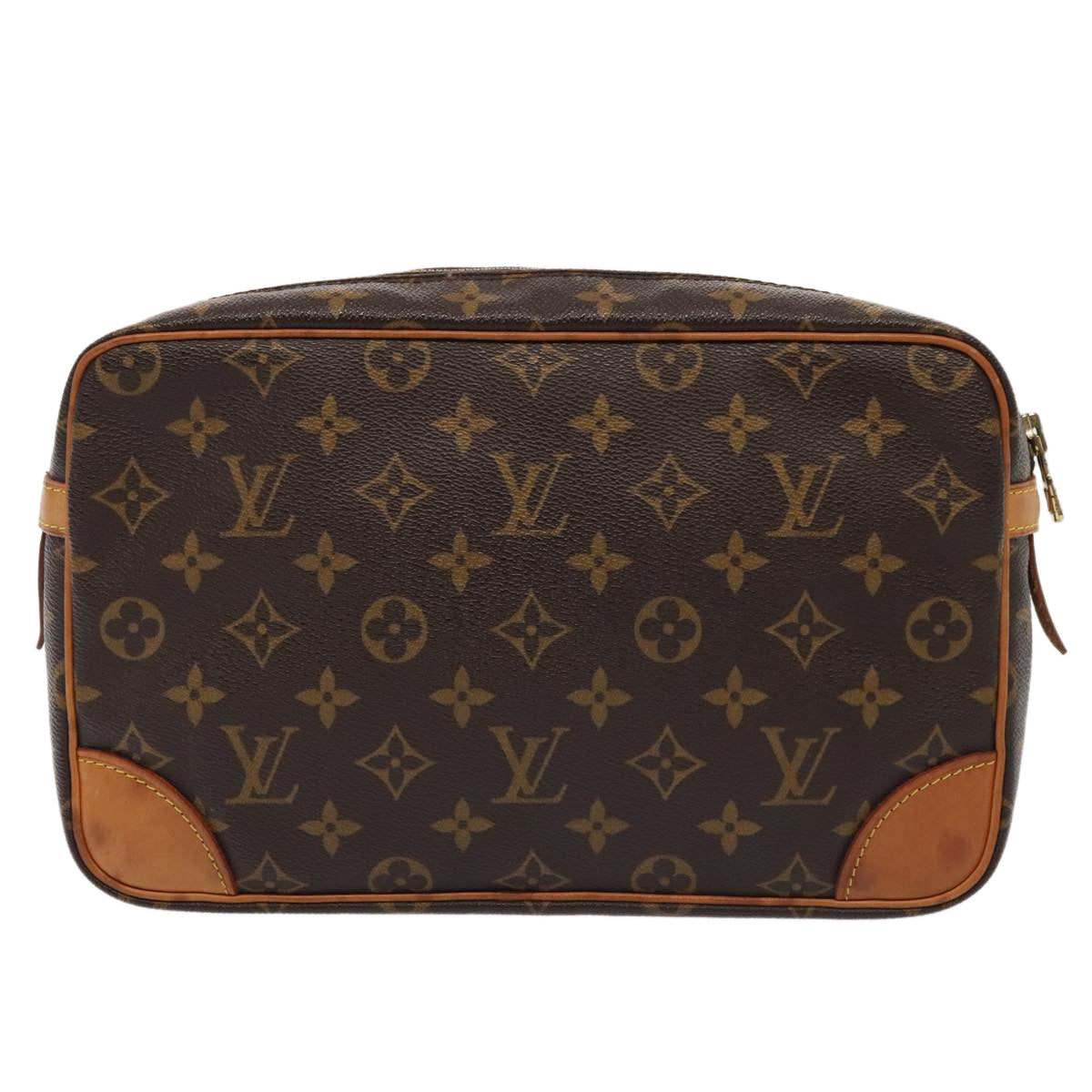 LOUIS VUITTON Monogram Compiegne 28 Clutch Bag M51845 LV Auth ki4844 - 0