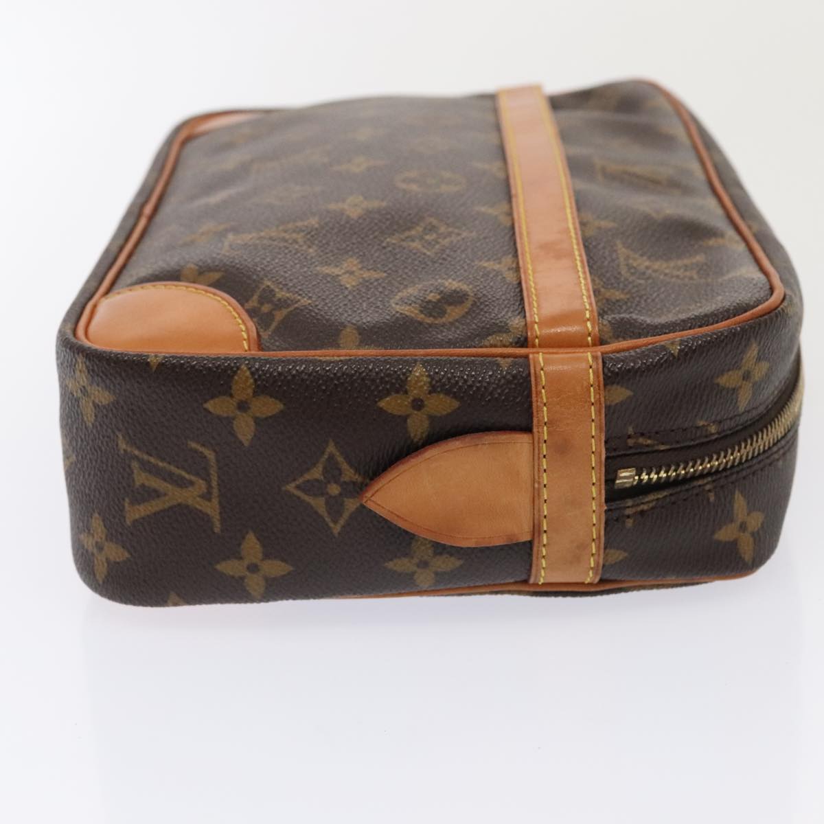 LOUIS VUITTON Monogram Compiegne 28 Clutch Bag M51845 LV Auth ki4844