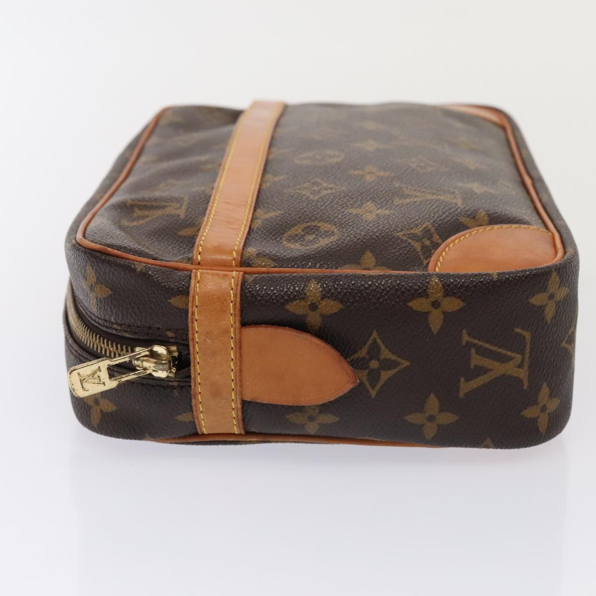 LOUIS VUITTON Monogram Compiegne 28 Clutch Bag M51845 LV Auth ki4844