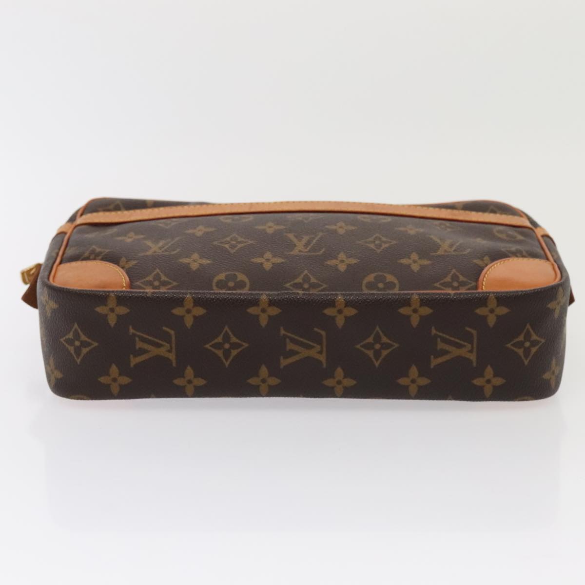 LOUIS VUITTON Monogram Compiegne 28 Clutch Bag M51845 LV Auth ki4844