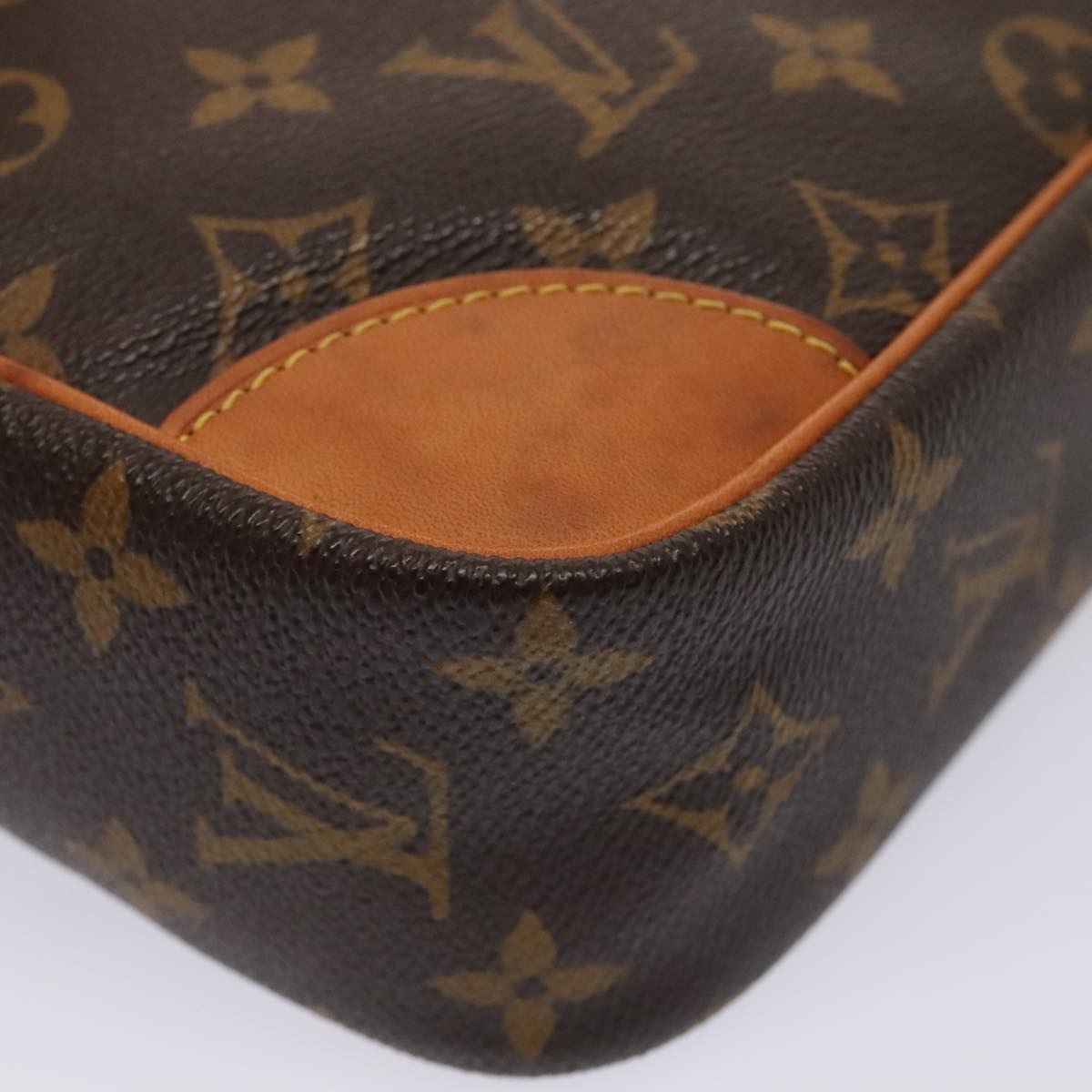 LOUIS VUITTON Monogram Compiegne 28 Clutch Bag M51845 LV Auth ki4844