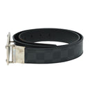 LOUIS VUITTON Damier Graphite Ceinture Amban Tour Belt M9632V LV Auth ki4850-3