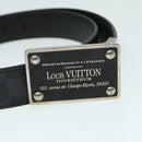 LOUIS VUITTON Damier Graphite Ceinture Amban Tour Belt M9632V LV Auth ki4850-6