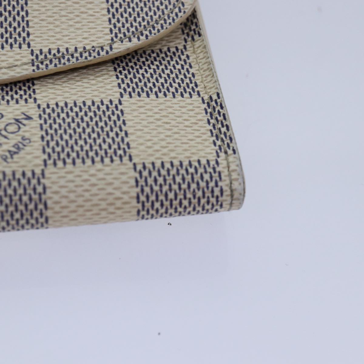 LOUIS VUITTON Damier Azur Portefeuille Emily Long Wallet N41625 LV Auth ki4863