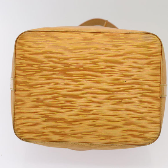 LOUIS VUITTON Epi Petit Noe Shoulder Bag Yellow M44102 LV Auth ki4864