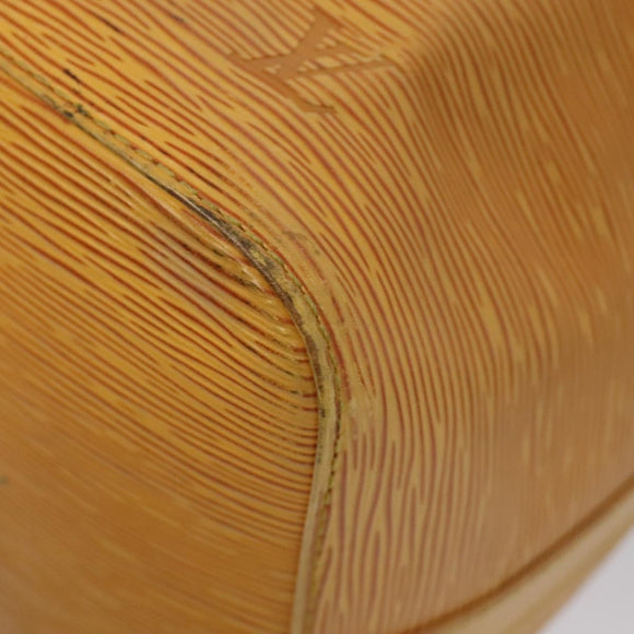 LOUIS VUITTON Epi Petit Noe Shoulder Bag Yellow M44102 LV Auth ki4864