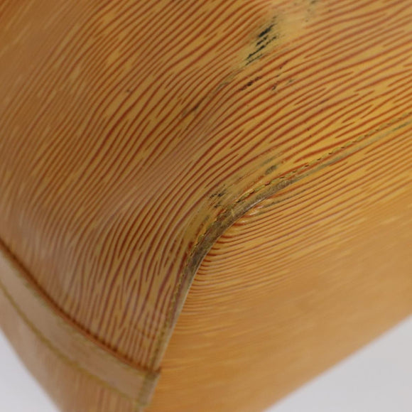 LOUIS VUITTON Epi Petit Noe Shoulder Bag Yellow M44102 LV Auth ki4864