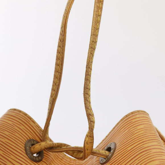 LOUIS VUITTON Epi Petit Noe Shoulder Bag Yellow M44102 LV Auth ki4864