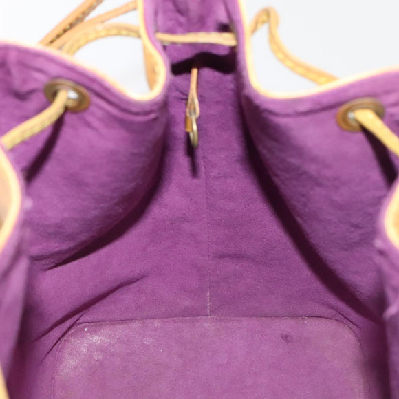 LOUIS VUITTON Epi Petit Noe Shoulder Bag Yellow M44102 LV Auth ki4864