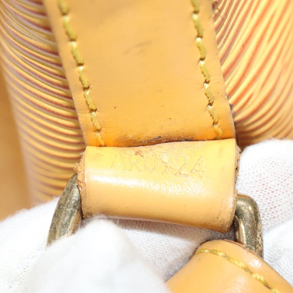 LOUIS VUITTON Epi Petit Noe Shoulder Bag Yellow M44102 LV Auth ki4864