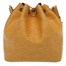LOUIS VUITTON Epi Petit Noe Shoulder Bag Yellow M44102 LV Auth ki4864-2