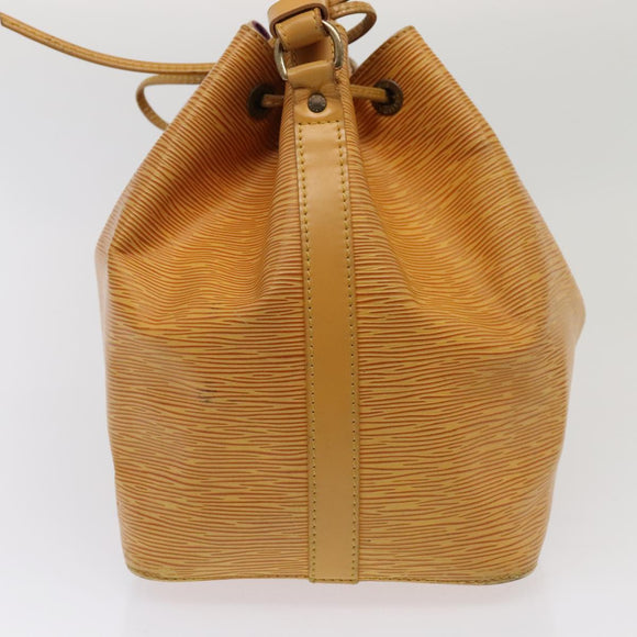 LOUIS VUITTON Epi Petit Noe Shoulder Bag Yellow M44102 LV Auth ki4864