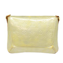 LOUIS VUITTON Monogram Vernis Thompson Street Bag Gris M91008 LV Auth ki4881-2