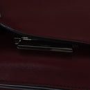 CARTIER Shoulder Bag Leather Bordeaux Auth ki4906-9